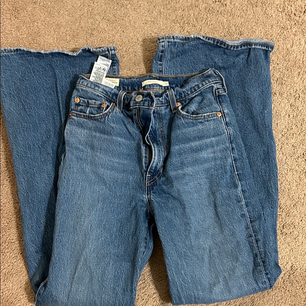 Signature by Levi Strauss Blue Flare & Wide Leg Jeans